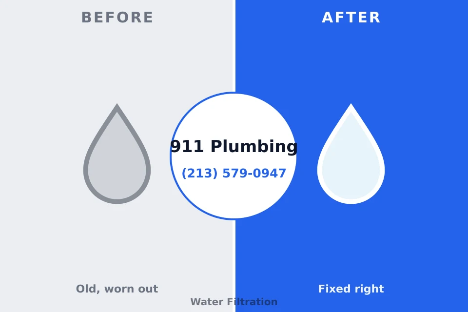 Before and after: plumbing company Crystal Springs, FL